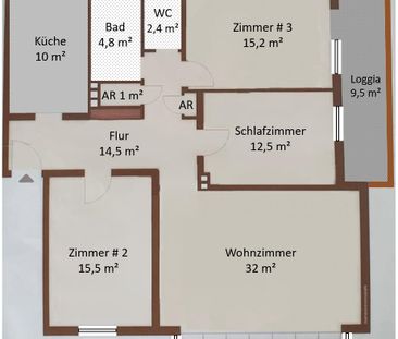 Wohnen auf Zeit in Bestlage: Großzügige & helle 4-Zimmer-Wohnung ho... - Photo 5