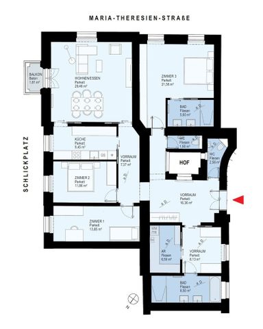 ERSTBEZUG NACH SANIERUNG | REPRÄSENTATIVE 4 ZIMMER MIT BALKON | TOPLAGE IN U-BAHN-NÄHE - Photo 4
