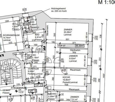 Baden, 2-Zimmerwohnung ca. 65m² direkt im Zentrum, Breyerstraße 2, zu vermieten € 850/ Monat - Photo 3