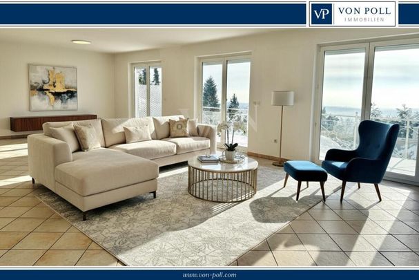 Wohnen, wo andere Urlaub machen - Sonnige Wohnung mit Skylineblick und eigenem Garten - Foto 1