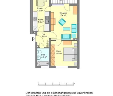 Zentrales Wohnen: Helle 2-Zimmer-Wohnung mit Balkon frei! - Photo 5