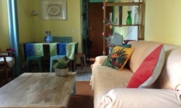 Trastevere-Terrace: 45sqm. Charming studio loft. Entrance, living room, separate kitchen, renovated bath, sleeping loft, large private terrace. Sunny, silent. Ref. 692 - Photo 1