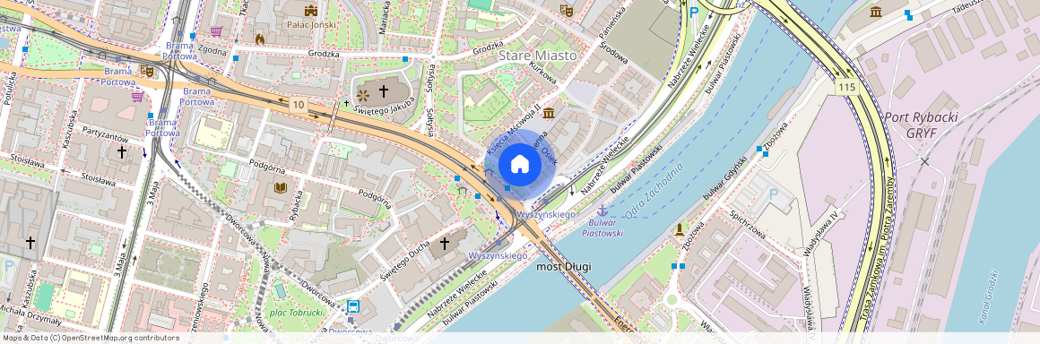 ul. Sienna, Szczecin Podzamcze