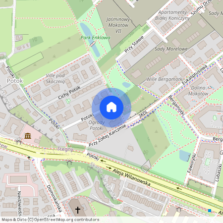 ul. Potoki, Stegny, Mokotów, Warszawa, mazowieckie