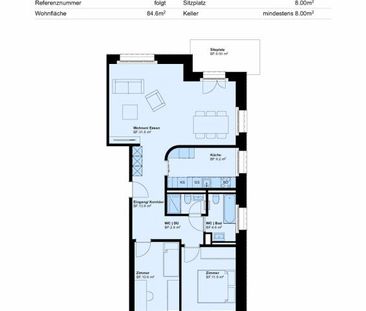 3.5 Zimmer, 85 m² - Foto 6