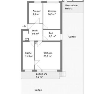 3 Zimmer-Gartenwohnung - Photo 6