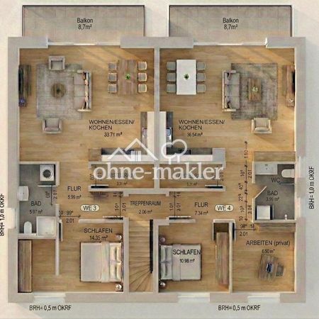 Hochwertige Neubauwohnungen in ruhiger Lage von Tostedt - Foto 4