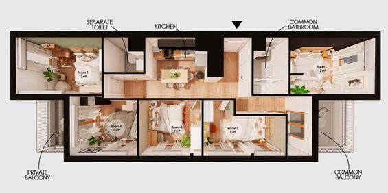 Bordeaux - Urbin - Chambre 5 - Photo 3
