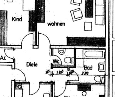 Gemütliche 3 Zimmer-Wohnung in Bockum-Hövel mit WBS für 3 Personen - Photo 2