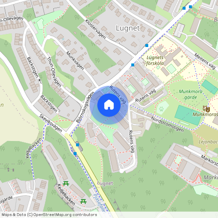 Rutens väg 6, Lugnet