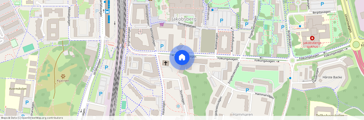 Folkungavägen 12B, Jakobsbergs Centrum