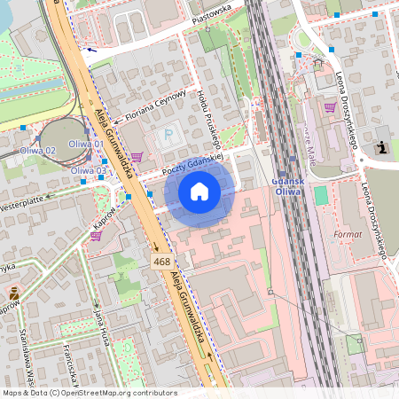 ul. Aleksandra Majkowskiego, Oliwa, Gdańsk, pomorskie