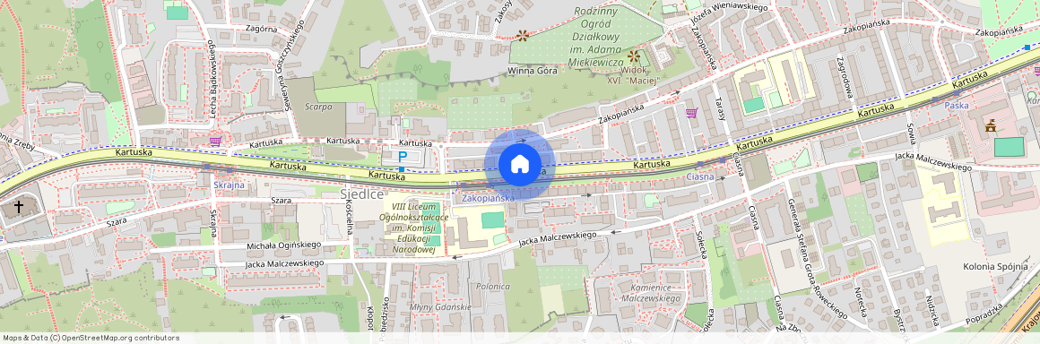 ul. Kartuska, Siedlce, Gdańsk, pomorskie