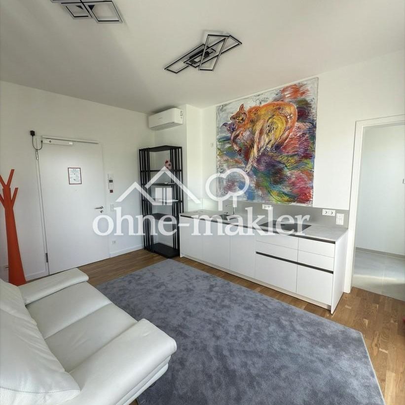 Exklusive, neuwertige, möblierte 1,5-Raum-Penthouse-Studio-Wohnung mit geh. Innenausstattung mit EBK - Foto 1