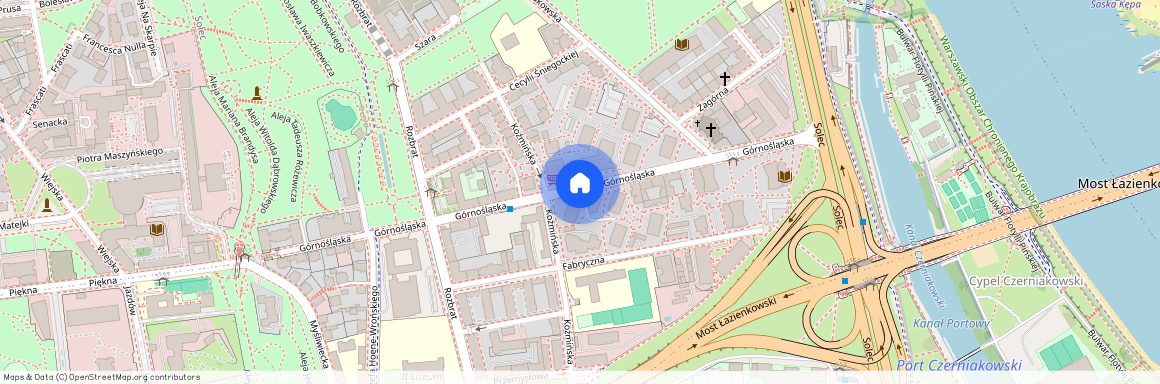 ul. Górnośląska, Solec, Śródmieście, Warszawa, mazowieckie