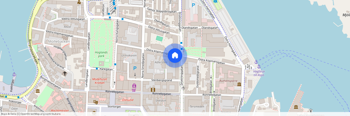 Trossö/centrum, Karlskrona, Blekinge, Drottninggatan 45