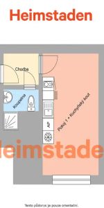 Pronájem bytu 1+kk 21 m - Fotografie 3