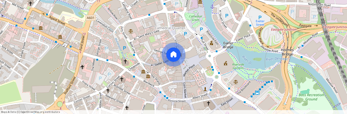 Iron Gate, Derby, Derbyshire, DE1 3GA