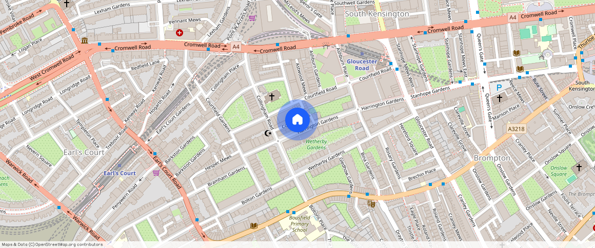 Harrington Gardens South Kensington SW7, London, SW7