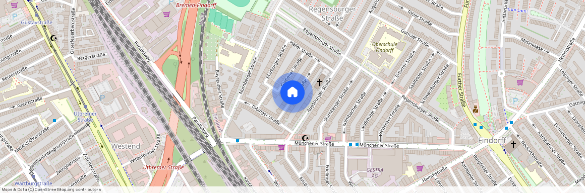 Jenaer Straße 12, 28215 Findorff - Regensburger Straße