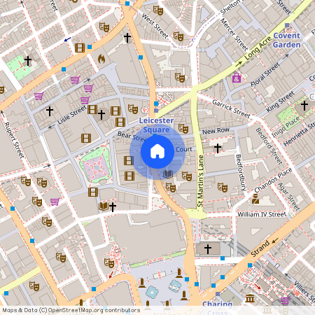 Burleigh Mansions, Charing Cross Road, London, WC2H