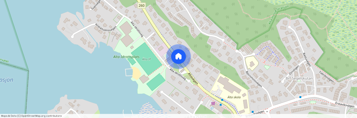 Kaprifolvägen 14, Älta