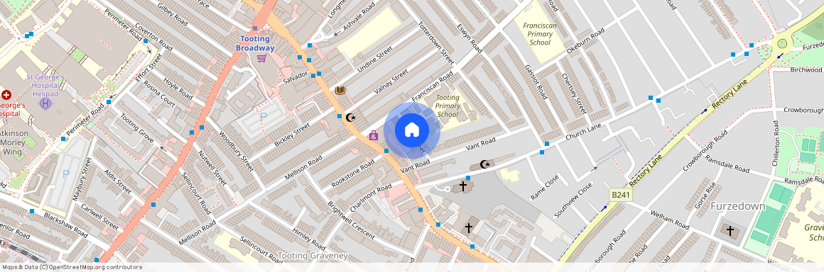 Dewey Street, Tooting Broadway, London