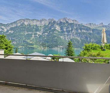 Wohnen am See: Möblierte 2.5 Zi.-Ferienwohnung mit Panorama-Terrass... - Photo 6