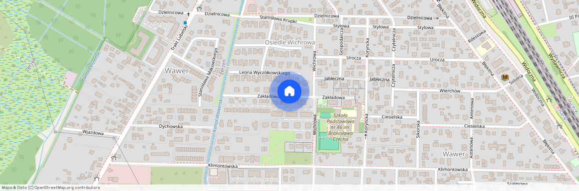 ul. Zakładowa, Wawer, Wawer, Warszawa, mazowieckie