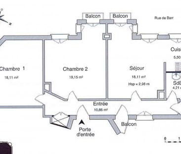 Location Appartement 3 pièces 77m² STRASBOURG 67000 - Photo 4