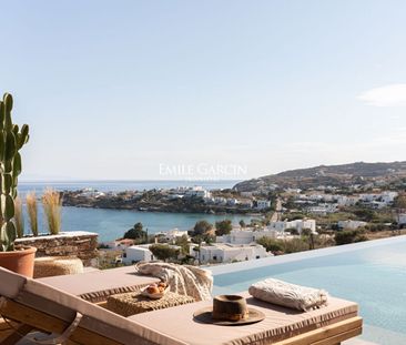 Élégante Villa avec Piscine et Vue sur Mer à Syros - Photo 1