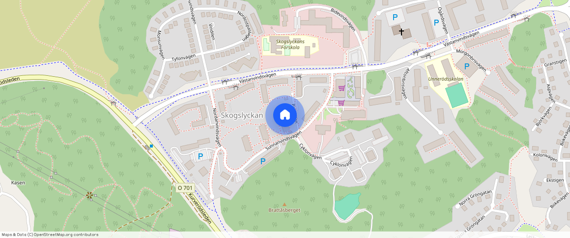 Skogslyckan, Uddevalla, Västra Götaland, Sunnanvindsvägen 5 B