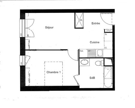 Location Appartement 2 pièces 38m² - Photo 5