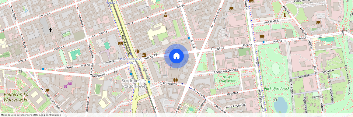 Warszawa, Śródmieście, Śródmieście, Południowe, Piękna