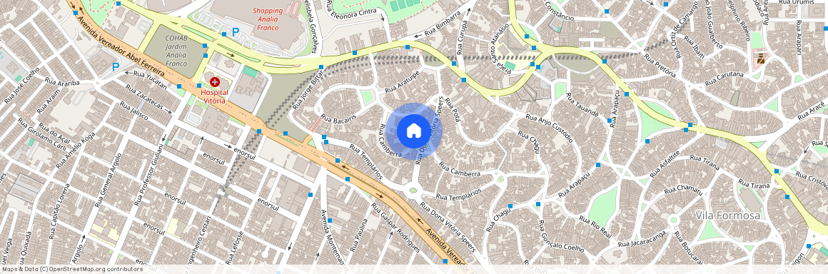 Rua Camberra, 233, Vila Formosa, São Paulo - SP, 03357-010, Brazil