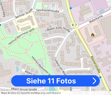 Großzügige 5-Zimmer-Wohnung mit Einbauküche, Kamin und Balkon in Bo... - Foto 1