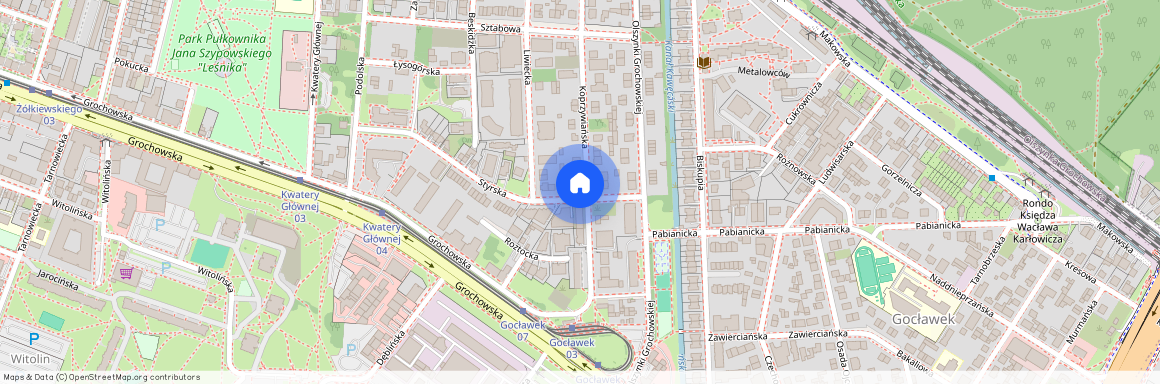 ul. Koprzywiańska, Gocławek, Praga-Południe, Warszawa, mazowieckie