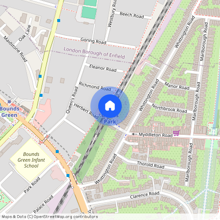 Myddleton Road, Bowes Park