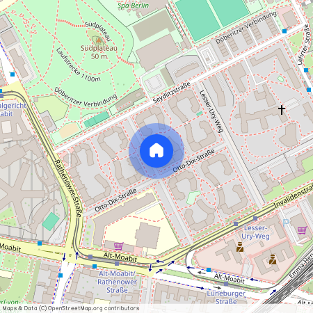 Claire-Waldoff-Promenade 12, 10557 Mitte - Tiergarten