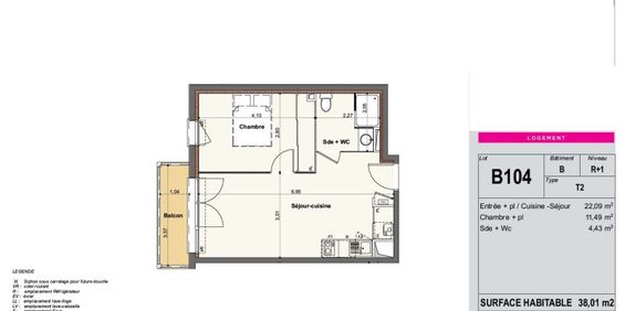 Location Appartement 2 pièces 38m² BISCARROSSE 40600 - Photo 3