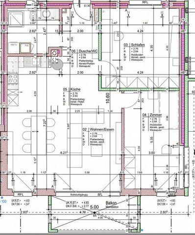 3.5 Zimmerwohnung in Ramsen - Photo 5