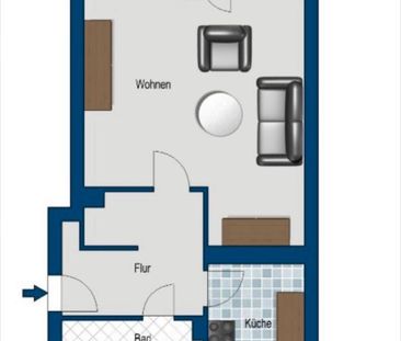 Nachmieter gesucht für 1-Zi-Wh 01.01.2026 in Berlin-Reinickendorf - Foto 1