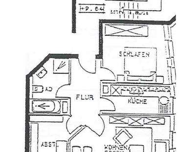 schicke 2- Zimmerwohnung mit Einbauküche in Citylage von 19053 Schw... - Foto 6