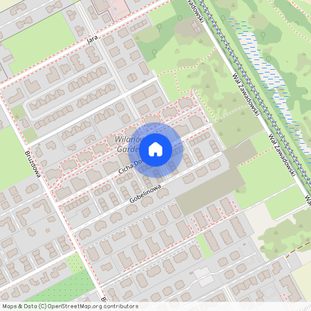 Warszawa, Wilanów, Wilanów, Zawady, Cicha, Dolina