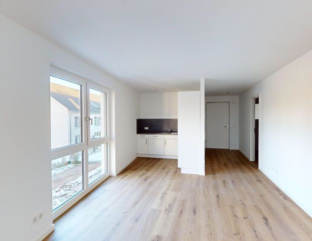 3-Zimmer-Neubauwohnung mit außergewöhnlichem Schnitt und EBK - Photo 1