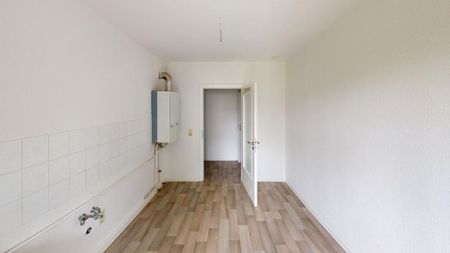 3-Raum-Erdgeschosswohnung mit Tageslichtbad und Balkon - Foto 5