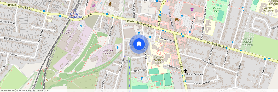 Alfred Street, Kirkby-In-Ashfield, Nottingham