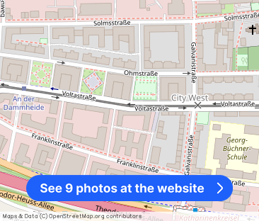 Geräumige 4-Zimmer-Wohnung mit Balkon im 6. Obergeschoss in Frankfu... - Photo 1