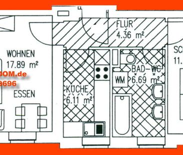 2-Zimmer-Wohnung, schön geschnitten und mit Gartennutzung am Stadtr... - Foto 5