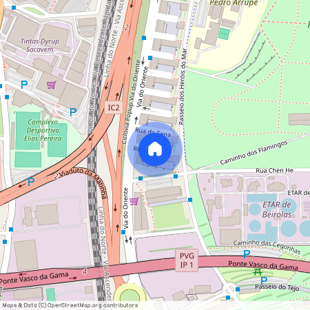 Rua do Reno, Lisbon, Portugal, Sacavém e Prior Velho, Lisbon 1990-512